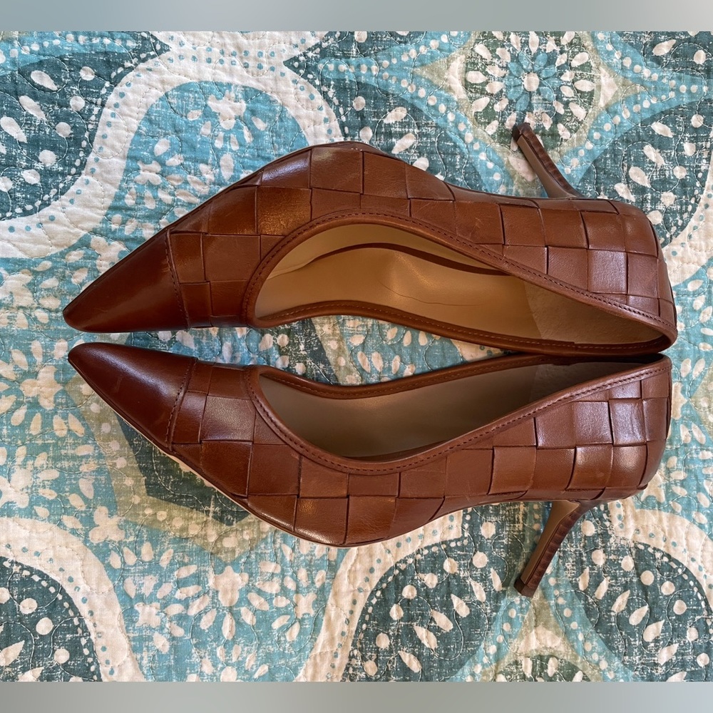 Lauren Ralph Lauren Brown Leather Heels